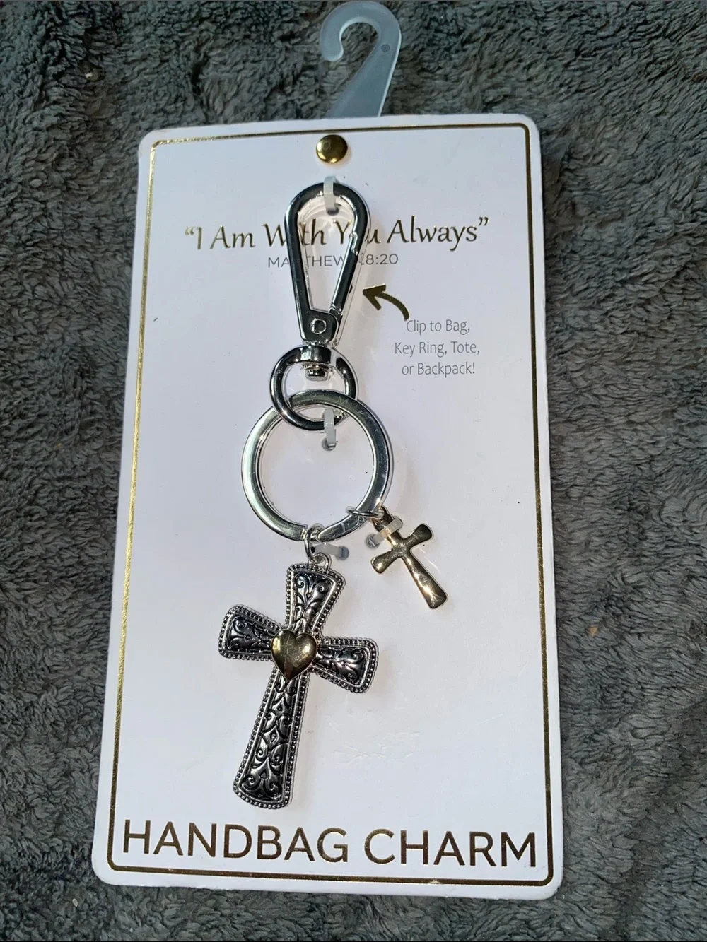 BNWT True to Form “I Am Always With You” Keychain/Bag Charm